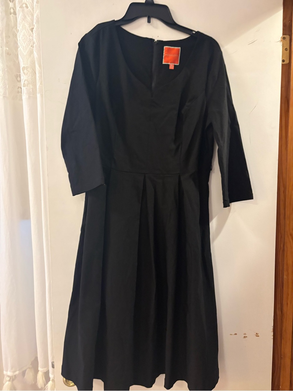 ModCloth Black Women's Fit-and-Flare Dress